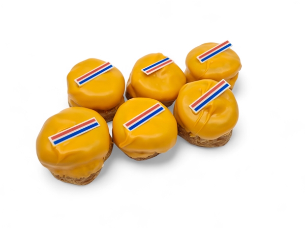 Oranje soezen midi&nbsp;per 6